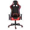 2021 Collectie meubels Aangepast Zwart Leer Blauw Licht Sillas Gamer Led rgb Gaming Stoelen PU bureau chair188S