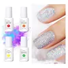 Nail Art Kits DIP Pulver Vätska Set Lim Kit Basetop Coat Activator Brush Saver No Need UV / LED Lampa Easy Nails Tools för