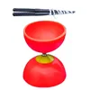 Смешные китайский yoyo 3 подшипника Diabolo набор металлических палочек сумки игрушки интерактивные игры для детей детей взрослые пожилые люди игрушки G1125