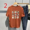 Lato męska lodowa jedwabna jedwabna t-shirt T-shirt ciasna koreańska okrągła szyja 210420