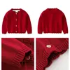 Maglione lavorato a maglia Autunno Inverno Maglioni per bambini Ragazzi Ragazze Cardigan lavorato a maglia di alta qualità Baby Child Fashion Outwear Abbigliamento 210417