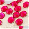 Diamantes soltos jóias 2000 pcs 10mm facetas resina rhinestone gems sier liso de volta crystal beads Decy DIY entrega 2021 qtqkz