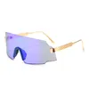 Luxury designer Mens Women Fashion Sunglasses Siamese Resin Lens Colorful Sun Glasses For Men JC8823