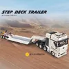 Technic MOC-29877 De Step Deck Spread Trailer 1:10 Bouwstenen Auto Model Onderdelen Bricks Educatief Kinderen Kerst Speelgoed Geschenken