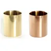 400ml Nordic Style Brass Gold Vase Stainless Steel Cup Cylinder Penhållare för skrivbordsarrangörer