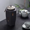Ceramics Dampproof Caddies Home Storage Bottles Tank Container For Eating With Lid Bottle Coffee Tea Caddy Kitchen tea tin