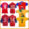 Retro 1993-95 Jerseys de futebol de Munique Matthaus Home Red Way Vintage Classic Matthaus Scholl Nerlinger Labbad Futebol Camisetas