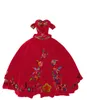 2023 Fabulass Schwarze Quinceanera-Kleider Charro Vintage besticktes Ballkleid aus der Schulter Fomral Dress Sweet 15 Girls3099815