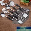 Wooden Handle Stainless Steel Spatula Soup Spoon Shovel Thickened Anti-scalding Rice Spoon Frying Shovel Kitchenware Set Factory price expert design Quality