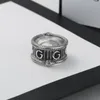 Erkek kadın nişan yüzüğü kadın mektubu g lüksler tasarımcı yüzükler aşk ring moda takılar kutu ile kutu d218264z2871