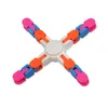 Kinderen Volwassenen Fidget Speelgoed Wacky Tracks Decompressy Toy Finger Fidgets Spinner Armband Fietsketting