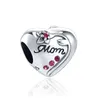 Other European Mom Rose Dog I Love To Travel Spacer DIY Fine Beads Fit Original Charms Silver 925 Bracelet Jewelry