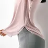 Womengaga Girl Quick Dry Women's Summer Running T Shirt Short Sleeve Loose Slim Andningsbara Fitness Top Pink Tees Topps Korean L8H 210603