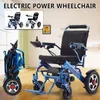 Old Elderly Disabled Lightweight Portable Folding Electric Wheelchair