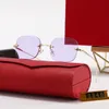 Kırmızı moda lüks yuvarlak güneş gözlüğü kadınlar vintage büyük boy gözlük kadın tasarımcı büyük çerçeve gölgeler siyah bayan UV400 markası lun3396