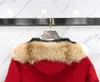 メンズのアウターウェアコート冬の屋外レジャースポーツジャケットホワイトダック風力発電アビエーターパーカーロングレザーカラーキャップウォームリアルウルフファーデザイナーコート
