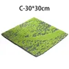 Декоративные цветы венки травы коврик зеленый искусственный искусственный фальшивый газоны