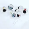 Beracky Glass Universe Smoking Terp Slurper Pearls Set con 14mm 20mm Solid Marble Quartz Pill per Slurpers Nails Bong d'acqua Dab Rigs