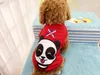 Kişilik Panda Köpek Giyim Süblimasyon Pet Giysileri Yelek Yelek İlkbahar Yaz Dogg Yelekler Havalandırma Sopa Sopa Saç Gömlek Küçük Köpekler Için Büyük Ağız Kedi S A30