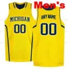 Nik1 Cousu Personnalisé 24 Baird 3 Zavier Simpson 32 Luke Wilson 44 Jaron Faulds Michigan Wolverines College Hommes Femmes Maillot Jeunesse