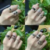 Mode Punk Vintage Glückliches Lächeln Gesicht Silber Farbe Kupfer Finger Ringe Stapelbar Einstellbar Für Frauen Schmuck Geschenk Dropship