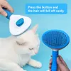 Escova do cão de gato Slicker para derramar cães de cabelos longos e curtos e gatos auto limpeza de animais para derramamento e grooming