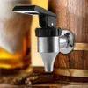 Stainless Steel High Temperature Resistance Beverage Drink Water Dispenser Wine Barrel Faucet Juice Tap Y0707