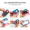 3-In-1 Hybrid Robot Cases Duty Military Grade Antichoc Waterproof Defender Case Avec Clip Pour iPhone 14 13 12 11 XR X / Xs Max 6 7 8 Plus