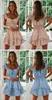 Kayotuas Kobiety Sukienka Casual Summer Boho Wysoka talia Krótki Mini Frill Lady Butterfly Rękaw Dot Holiday Beach Sundress 210522