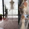 Beautiful Beading Wedding Veils Appliques Lace with Comb Bridal for Girls Cathedral Luxury Long Chapel Length Beaded