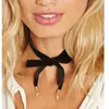black velvet ribbon choker necklace