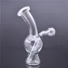 mini smoking pipe Portable hand oil burner bong with Detachable oil pot easy clean glass pipes