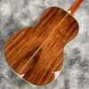 Acoustic guitar full KOA wooden OOO mold 40 inch black finger7106735