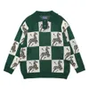 Sweter damski w stylu retro, duże ubrania zimowe, sweter damski, sling, zielony, niebieski, 210602