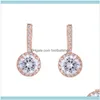 Stud Jewelrydesigners Fashion Personality Snowflake Zircon Earrings 585 Gold Jewelry Erp99 Drop Delivery 2021 Szxtn
