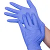 Одноразируемые синие нитрильные перчатки порошок для инспекции промышленного лабораторного дома и черно -белого пурпурного фиолета8076359