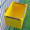 Cat Bowls Feeders Square Feeding Bowl Creative Hanging Design Mini Pet Cage Food Dog Guinea Pig Chinchilla Feeder Water Box1185925