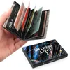 Card Holders CANIS Stainless Steel Case Women Men Business Organizer Purse Wallet Fashion Metal Porte Carte