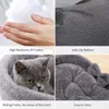 Chat lit en forme de coeur animal de compagnie pour s chiens coton velours doux Kitty chiot dormir s chenil nid chaud accessoires 211006