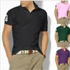 Fashion men's polo shirt Big Small Horse Crocodile Embroidery short sleeve brand T-shirt summer breathable solid male Business polos shirts Casual S-6XL w2