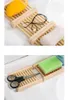 Натуральные деревянные мыльные стойки простые сушильные стойки поднос Creative Soap Box