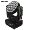 SHEHDS Stage Light BeamWash 19x15W RGBW Zoom Moving Head Lighting for Disco KTV Party DJ Equipment Rapid Transportation6676360