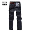 Vomint Herren-Jeans, Cargo-Jeans, normale Passform, mehrere Taschen, klassische Waschung, Militärkleidung, große Größe 38 40 42 V7A1J012 210716