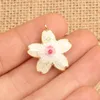 Kolorowe Cloisonne Emalia Star Charms DIY Biżuteria Dokonywanie Wisiorek Kolczyki Naszyjnik Bransoletka Keychain Miedź Akcesoria 10 sztuk