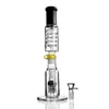 Vintage Wholesale Freezable Glycerin Coil Glass Bong Water pipe Building A smoking Bubbler Heady Oil Dab Rigs Birdcage Percolator hookah shisha By DHL UPS