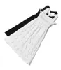 Trägerloses dunkles reines Baumwoll-Rückentextur-elastisches offenes Kleid mit hoher Taille Mall Goth Frühling und Sommer GX648 210421