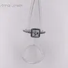 Aesthetic Jewelry Wedding Boho Estilo Engajamento Diamante Diamante Elegância Timeless Anéis para Mulheres Homens Casal Anel de Dedo Conjuntos Aniversário Valentine presentes 190947CZ