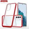 Étuis de téléphone antichoc hybrides clairs pour iPhone 14 Pro Max Plus 13 Samsung Galaxy A33 A53 A73 S22 Couvertures arrière de pare-chocs en acrylique dur ultra transparent