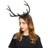 Carino Donne Deer Corni Fascia Halloween Natale Natale Cosplay Capelli Accessori per capelli