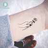 Tatouage temporaire de la saint-valentin, faux tatouages, autocollant de maquillage de peau sur le corps, petite taille pour Couples, tatouages imperméables d'art de mode